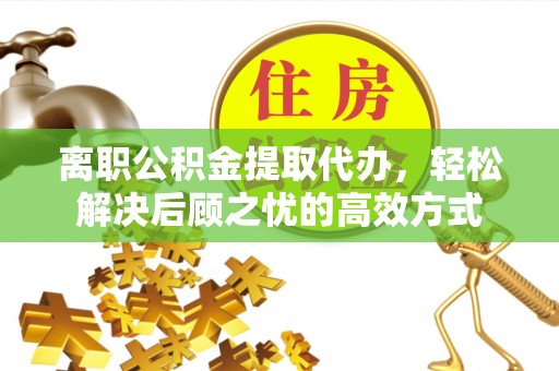 湖西离职公积金提取代办，轻松解决后顾之忧的高效方式